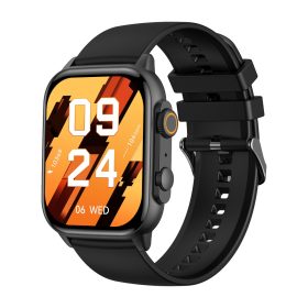  FitMate™ Wave Okosóra - Fekete, Cserélhető Fekete Szilikon szíjjal