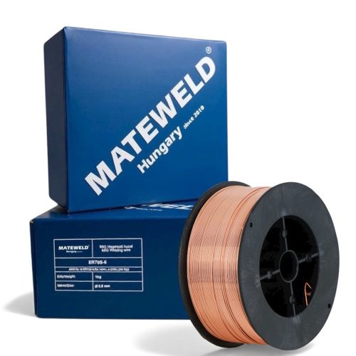 MATEWELD Hungary hegesztő huzal rezezett acél (SG2) 0,8mm 1kg (100mm) 