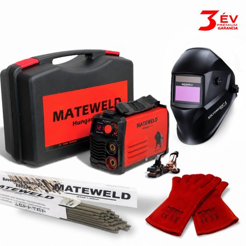 MATEWELD Hungary Buffalo Power™ Super Mini 120 inverteres hegesztő + Lift Tig funkció, Kofferrel, csomagban