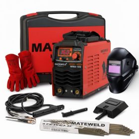  MATEWELD Hungary Buffalo Power™ MMA 160 inverteres hegesztő + Lift Tig funkció, Kofferrel, csomagban