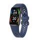 FitMate™ H91 Okoskarkötő - Fekete, Kék Szilikon szíjjal