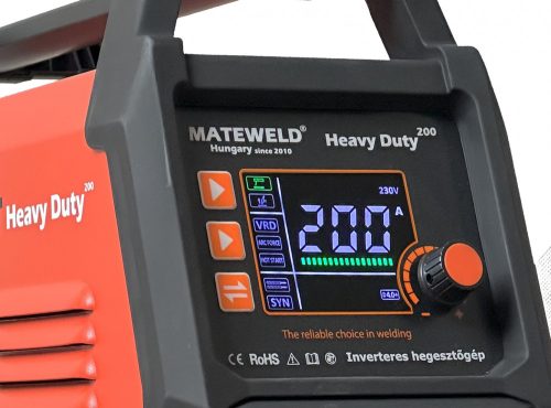 MATEWELD Hungary Buffalo Power™ Heavy Duty 200 inverteres hegesztő + Lift-Tig funkció csomagban