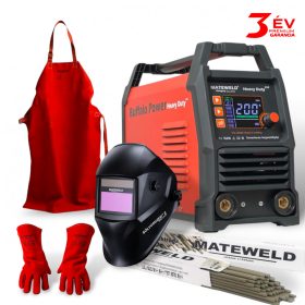   MATEWELD Hungary Buffalo Power™ Heavy Duty 200 inverteres hegesztő + Lift-Tig funkció teljes csomagban