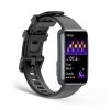 FitMate™ Nuvia Fekete EKG okosóra- Fekete szilikon szíjjal