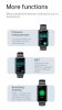 FitMate™ Nuvia Fekete EKG okosóra- Fekete szilikon szíjjal