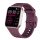 FitMate™  Q23 - Rosegold, Sötétlila Cserélhető Szilikon szíjjal