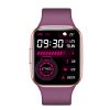 FitMate™  Q23 - Rosegold, Sötétlila Cserélhető Szilikon szíjjal