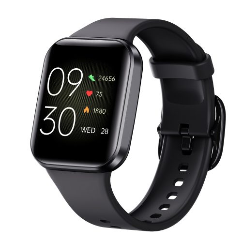   FitMate™ Q23 - Fekete, Fekete Cserélhető Szilikon szíjjal