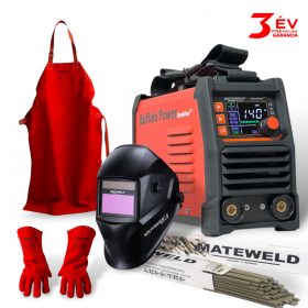   MATEWELD Hungary Buffalo Power SteelVion 140 inverteres hegesztő + Lift-Tig funkció teljes csomagban